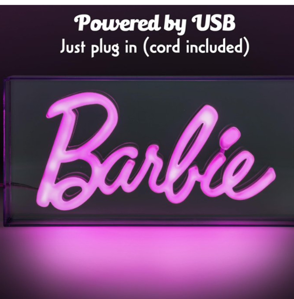 Barbie LED Neon Light - Aesthetic Home Bedroom Wall Decor NWT